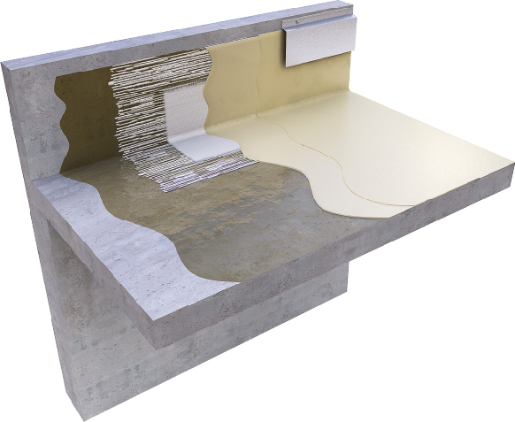 Membrane d'étanchéité pour toiture-terrasse - MAT 100 - AXTER - en rouleau  / en fibre de verre